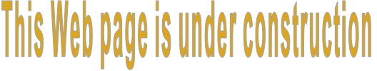 This Web page is under construction